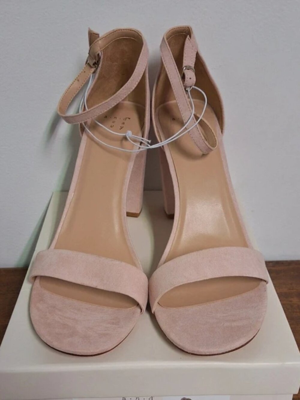 Size 12 Block-Heel Pumps Heels, Blush Pink - A New Day Ema